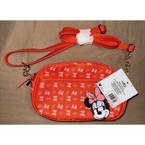 NWT Disney Orange Minnie Crossbody purse